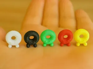 Mini Donut Buddy Kawaii Donut Figurine