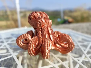 Octopus Pen Holder – Stone Collection Edition