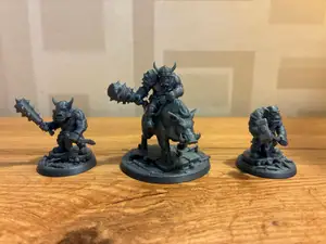 Orc Warboss and two Grunts