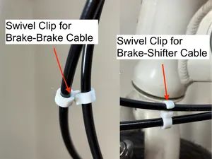 Swivel Clip for Brake-Brake & Brake-Shifter Cables
