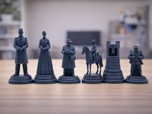 Civil War Union Chess Set