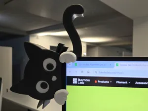 Die Katze für den Bildschirm - verstellbar