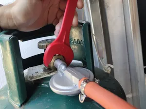BBQ chiave da 25mm per bombole gas cottura GPL