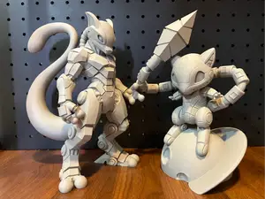 Mecha Pokemon Series ‧ Mew Full-Body Statue