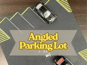 1:64 Diecast EXPANDABLE Angled parking lot - AMS