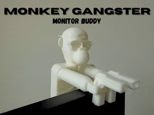 Gangster Monkey Monitor Buddy