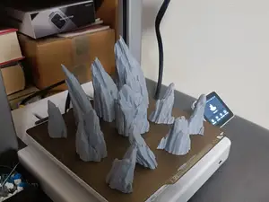Scatter rocks collection terrain pieces