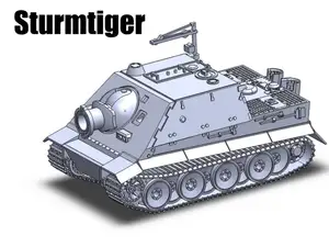 1/100突击虎自行火炮/重型坦克 Sturmtiger