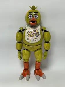 Chica - FNAF (Five Nights at Freddy's) posable figure - Pipecleaner Model - Colorised