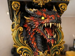 Alduin, World-Eater Dragon Shelf (Baroque Edition)