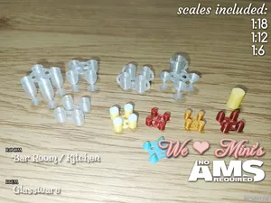 WLM - Large Set of Glassware & Drinks V2 Fix