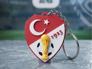 Türk Milli Takımı Dünya Kupası Temalı Anahtarlık