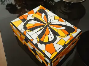 Butterfly Mosaic Box.