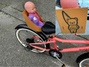 Bicycle Baby doll back seat