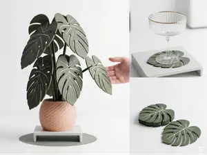 Monstera Coaster