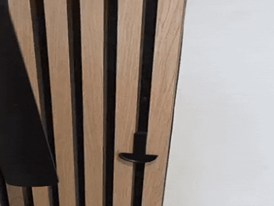 Magnetic Shoehorn Holder for Acoustic Panels
