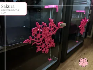 Sakura Printer Decor | X1C/P1S