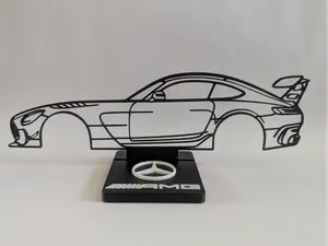 Mercedes-Benz AMG GT Black Series silhouette