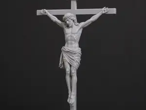 Crucifixo 3D – 20 cm | Alta definição (bico 0.2mm)
