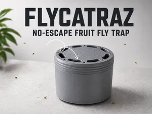 FLYCATRAZ - Die ausbruchsichere Fruchtfliegenfalle
