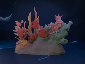 宝可梦珊瑚微缩场景