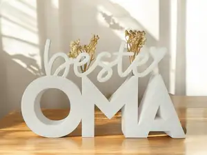Beste Oma Aufsteller für Trockenblumen