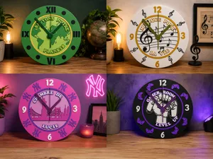 Horloge Murale Paramétrique Personnalisable - AMS