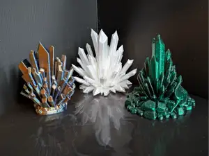 Crystal Formations Collection - 3 Unique Styles