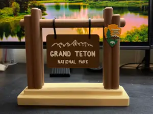 Grand Teton National Park Sign