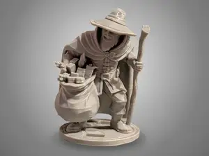 Oversized and Imposing Robber display piece