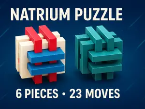 Natrium — Casse‑tête 6 pièces (23 mouvements)