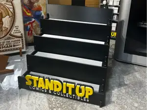Tiered Display Shelf Stand-Comic -Post Cards-More