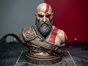 Kratos Bust - God of War