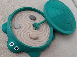 Little Tikes Turtle Mini Sandbox - Zen/ Water Bowl