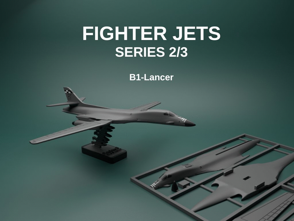 Fighter Jets Series Series 2/3 B1Lancer Kit Card