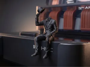 The Invisible Gentleman - Sitting Desk