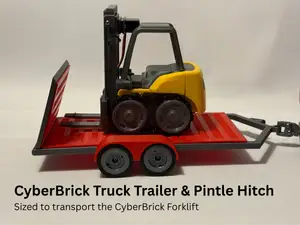 Trailer and Pintle Hitch for CyberBrick Truck