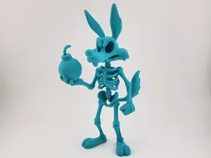 Looney Tunes Wile E. Coyote Skeleton with Bomb