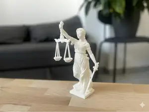 Justizia Low Poly Statue