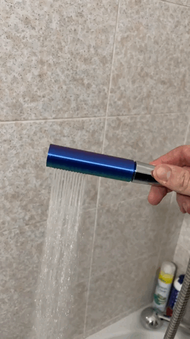 Moderno soffione doccia minimal rotondo