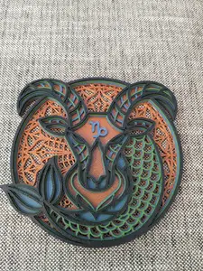 Capricorn Mandala - Zodiac Symbol