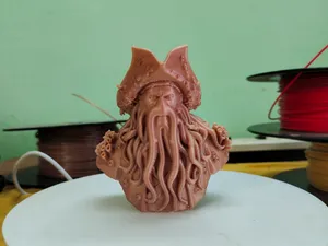 Davy Jones Pirates Bust 3D Print Model 154