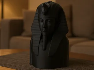 Pharaoh Storage Box – Egyptian Bust Container