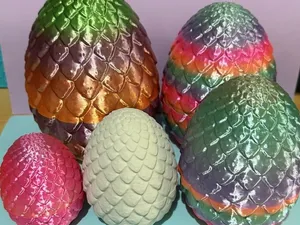 Dragon Eggs in 6 sizes screw lids 