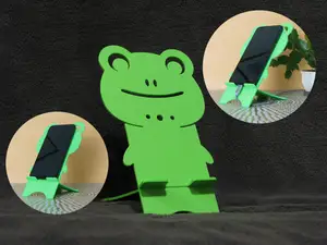 Mobile phone stand - smiling frog