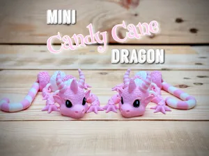 Mini Candy Cane Dragon