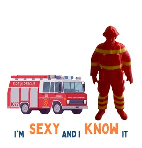 FIREMAN figure and statue 