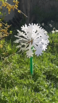 巨型蒲公英风车雕塑