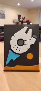 Millennium falcon with stand - 5 colors (Planète Star Wars)