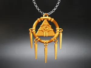 Millennium ring necklace Yu-Gi-Oh Fast Easy Print